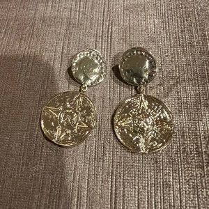 Brand new Nest coin earrings